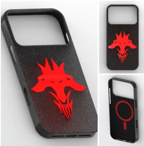 Mythic Wolf Crest MagSafe Case for iPhone 17 Pro Max