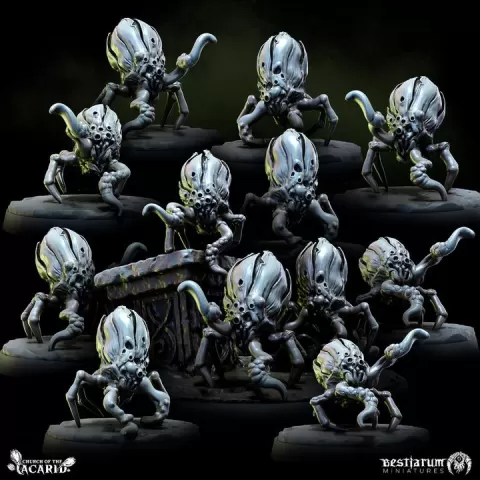 Acarid Parasites | Church of the Acarid | Parasites by Bestiarum Miniatures