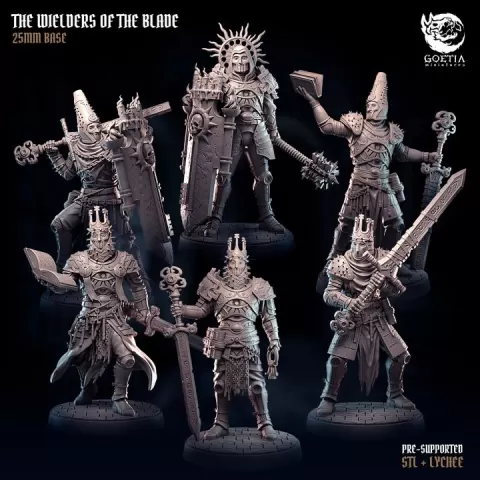 The Wielders of the Blade | The Order of the Unknown | Initiation Pack by Goetia Miniatures
