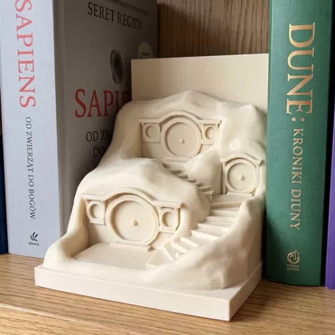 Shire Hobbit Hole Bookend 🌿🚪