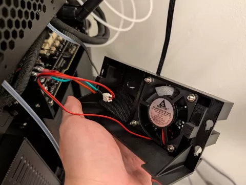 Prusa XL Buddy electronics cover with 60mm fan - deeper remix for 60x20mm fans