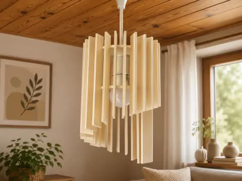 Geometric Pendant Lamp Shade – Ceiling Light