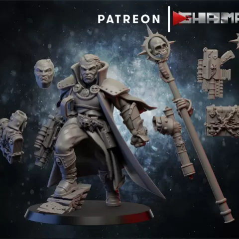 SCI-FI inquisitor support ready by Ghamak