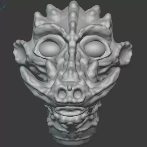Bone alien by Hauke