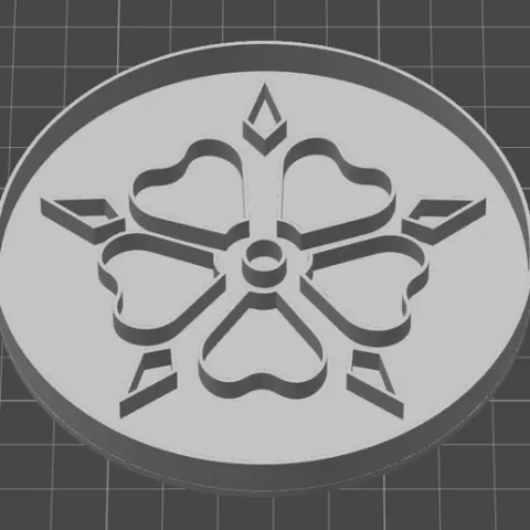 Sisters of Battle Order of the Sacred Rose Cookie cutter