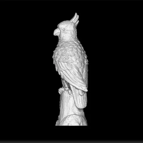 Parrot 3D Print Statue - Vibrant Tropical Bird Decor - Realistic Parrot Sculpture - Exotic Wildlife Display - Colorful Parrot Figurine