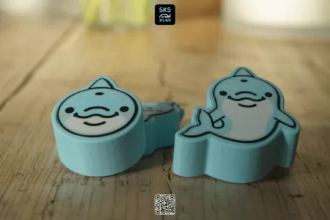 Dolphin Mechanical Keycap Clicker