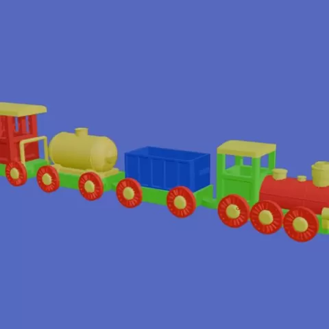 Toy Train Car Play Set