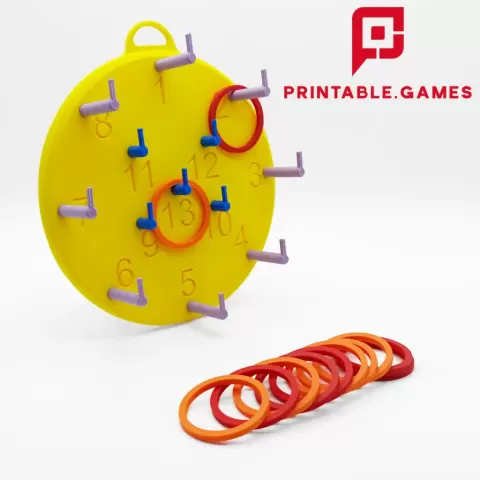 HANGING RING TOSS GAME