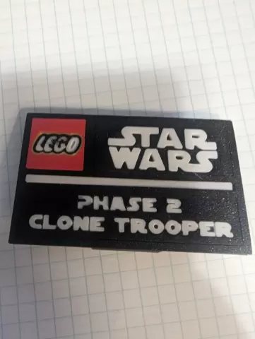 Phase 2 Clone Trooper Complete Nameplate Assembly