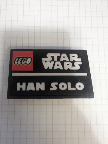Han Solo Complete Nameplate Assembly