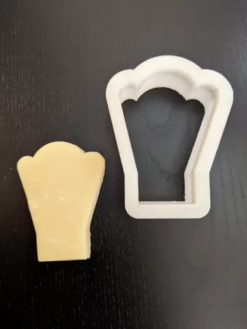 Cartoon Chefs Hat Cookie Cutter.stl