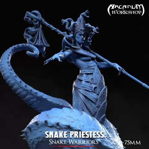 The Priestess Snake (75mm)