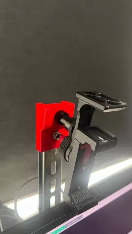 DIN rail camera bracket