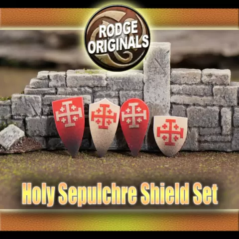 Knights of the Holy Sepulchre Shield Set by Rodge Originals