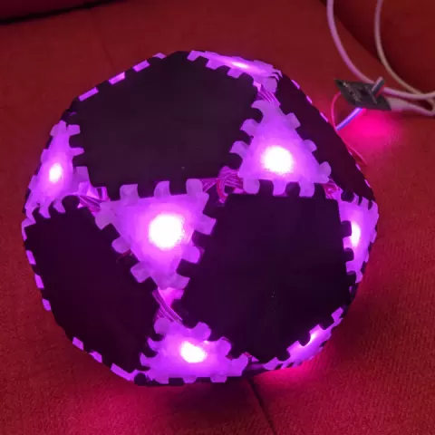 Triangle LED Holder Polypanel by Adam DeMuri