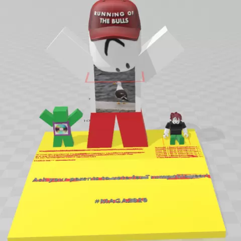 ROBLOX scam bot trophy by myminifactory4