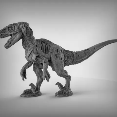 Undead Velociraptor by Duncan Shadow