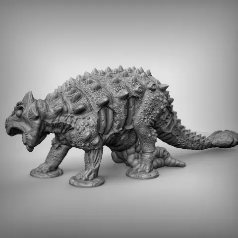 Undead Ankylosaurus by Duncan Shadow