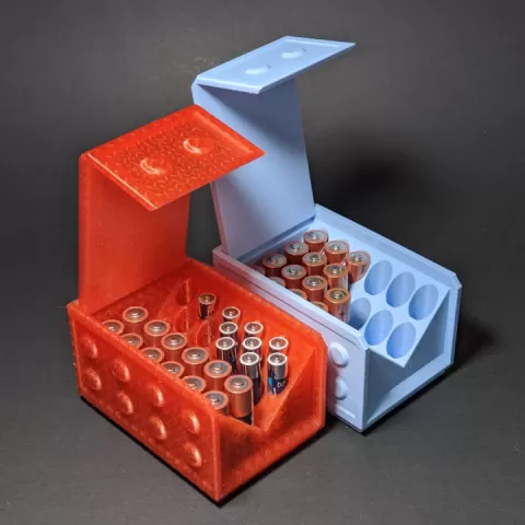 Battery Crates! (AA and AAA) by Clockspring