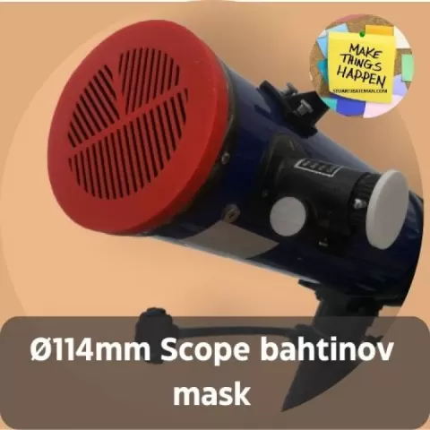 Ø114mm Bahtinov mask (designed for Arena telescope 900mm focal length) by Stuart Bateman