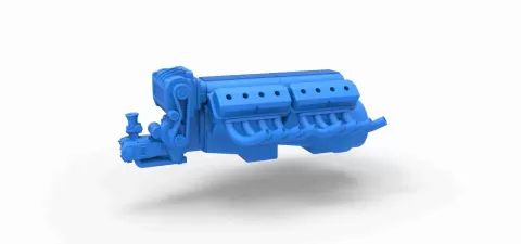 Engine 2 V8 Version 6 Scale 1:25 - 3DTechDesign