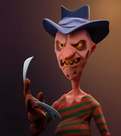 Freddy Krueger Stylized - Khatri3D