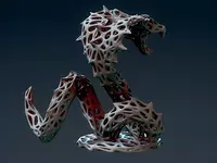 Voronoi Cobra - DnD Geek