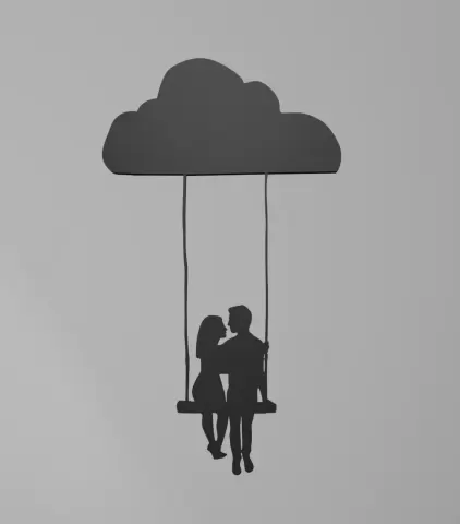 Romantic Swing Wall Art - Ri0m0