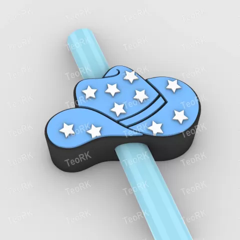 Straw Topper Starry cowboy hat - TeoRk