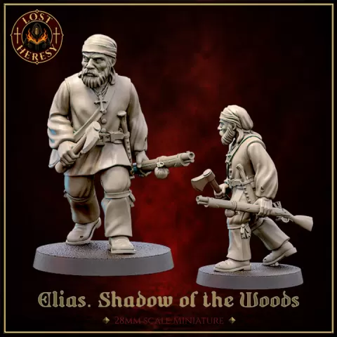 The Woodsman - Elias Black for Silver Bayonet (unofficial) by Lost Heresy Miniatures