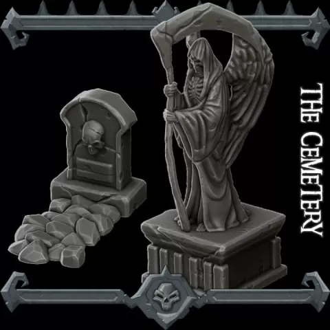 Gothic City: Cemetery by RocketPigGames