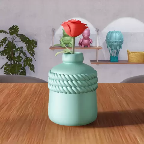 Round Rope Vase
