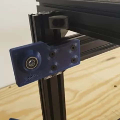 Further Fabrication Y axis bracket by Caleb Drake
