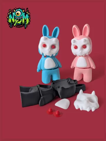 Twisted Easter Bunny Flexi