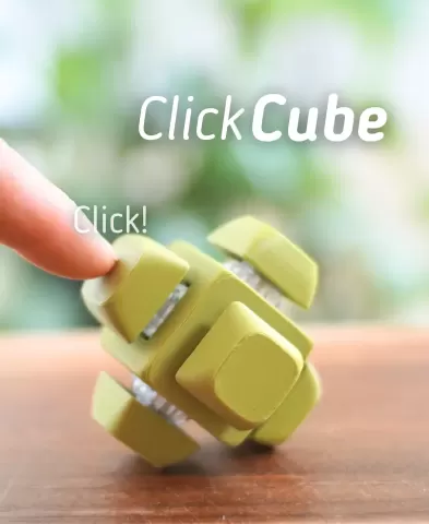 ClickCube - Clicker Flushie Cube, Ludo fidget