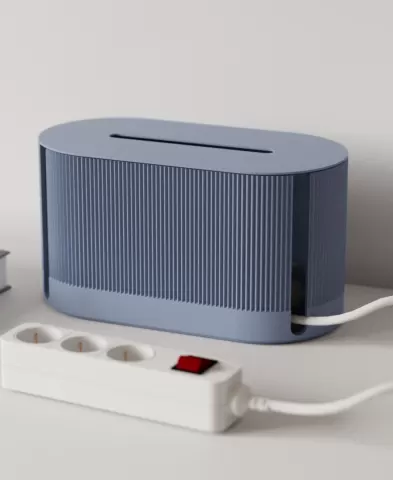 Cable Management Box - Line pattern - Cable Storage Collection