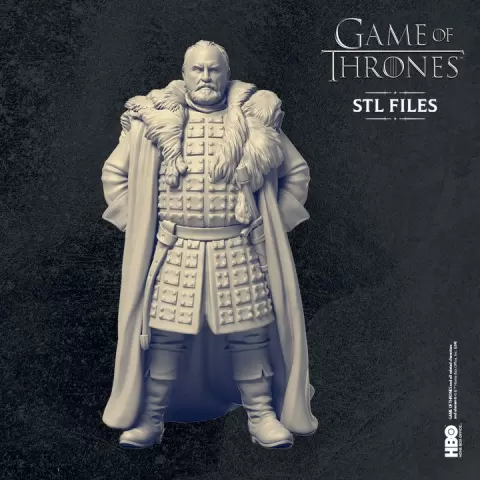 JEOR MORMONT – HOUSE OF THE NIGHT’S WATCH - GAME OF THRONES STL FILES by Knight Models