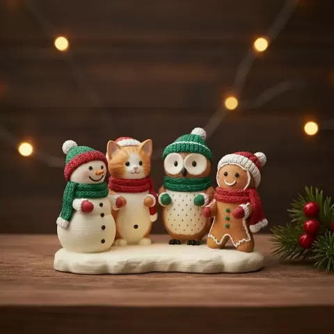 Christmas themed figuries - Countless Sm