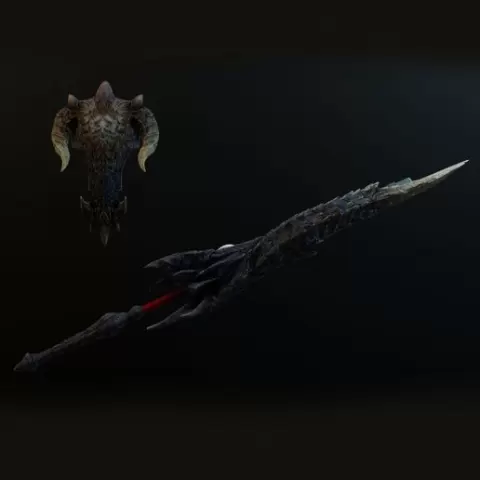 Fatalis Gunlance - Monster Hunter