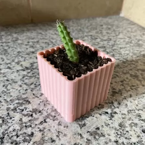 Removable square pot