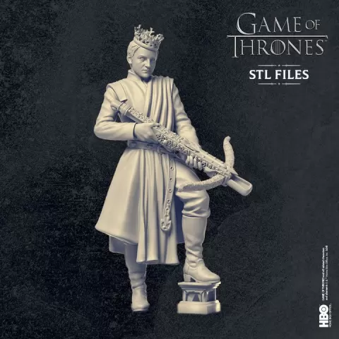 JOFFREY BARATHEON – House Lannister - Game of Thrones STL FILES by Knight Models