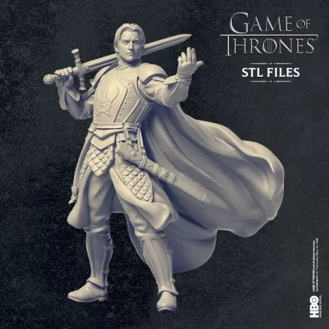JAIME LANNISTER – House Lannister - Game of Thrones STL FILES by Knight Models