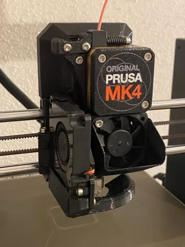 MK4 Hotend Fan Shield - eliminates turbulence / drafts at the nozzle caused by the hotend fan - Fan shroud - REMIX