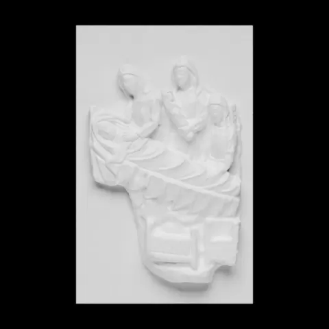 Altarpiece of Our Lady with the Child and Saint Augustine by Caz Egelie