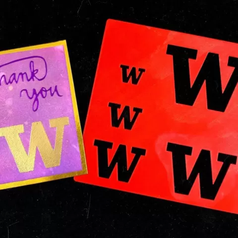 Stencil - W! by Mike