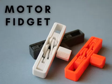 Motor Fidget // Print-In-Place