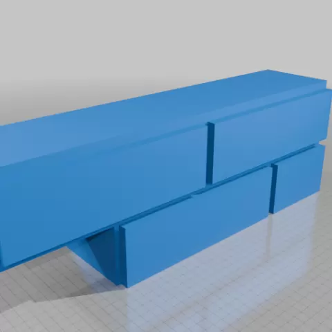 Modular brickwork for OO gauge