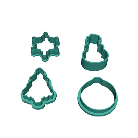 4 ornament set - KMF DESIGNS