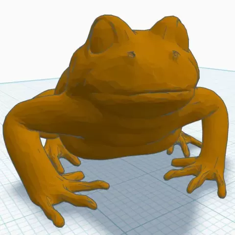 cute frog - Lets make 3d